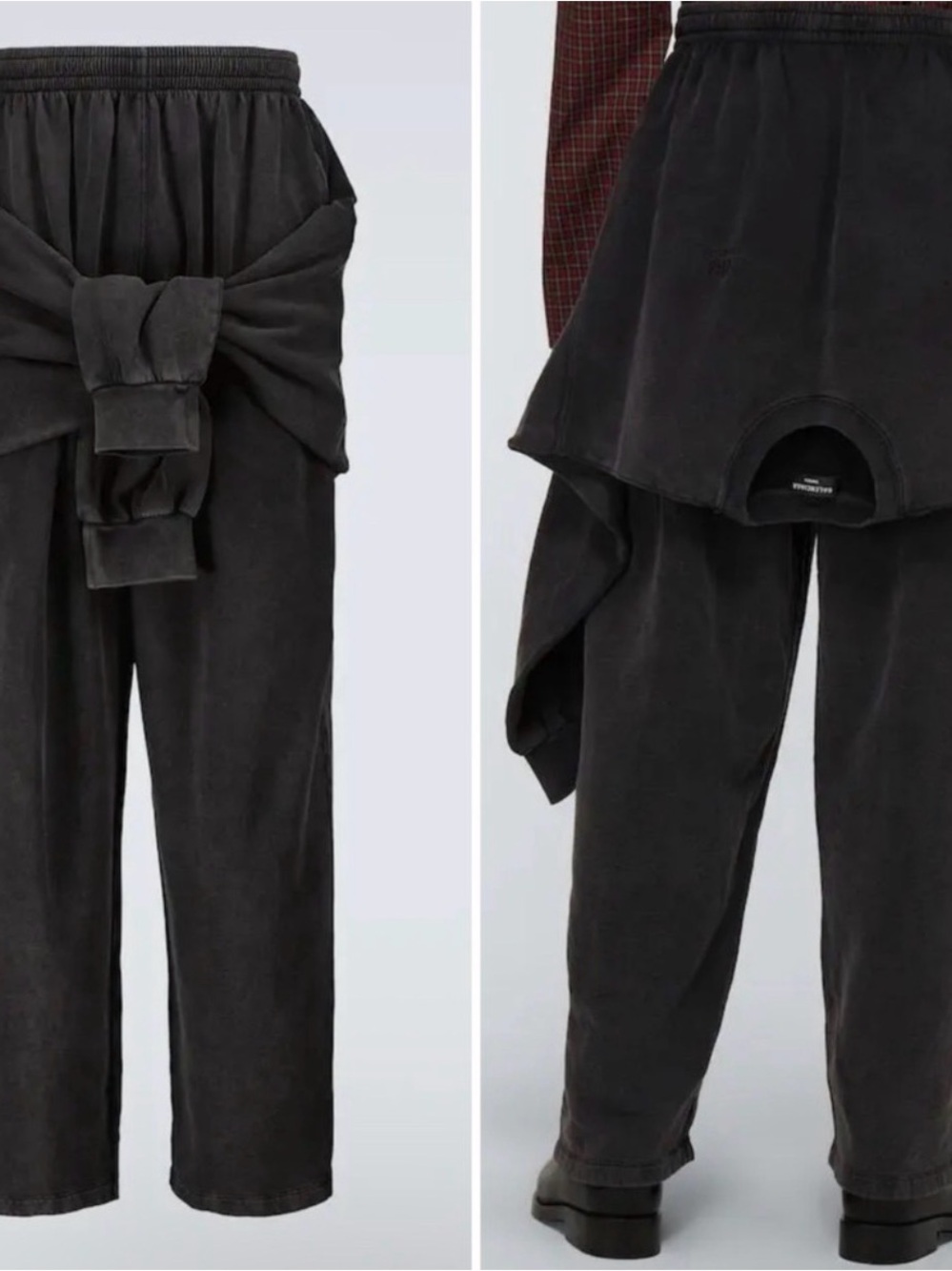 Balenciaga Sweatpants Runway EXCLUSIVE Distressed